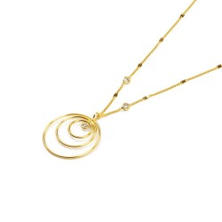 CIRCLE Kette – mit funkelnden Zirkonia Steinen