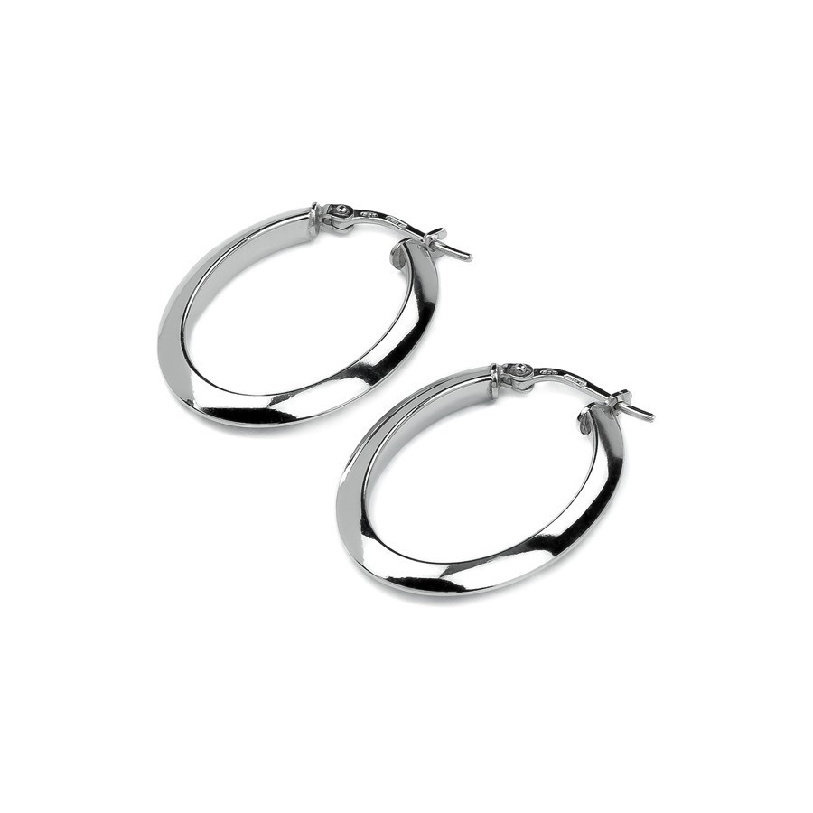 Oval Creolen – Zeitlose Eleganz aus hochwertigem Silber