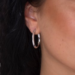 Oval Creolen – Zeitlose Eleganz aus hochwertigem Silber