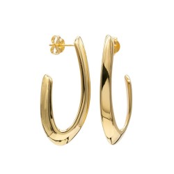 Vergoldete offene Creolen aus 925er Silber – Elegant & Zeitlos