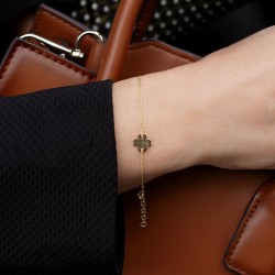 Kleeblatt Armband – dein persönlicher, vergoldeter Glücksbringer