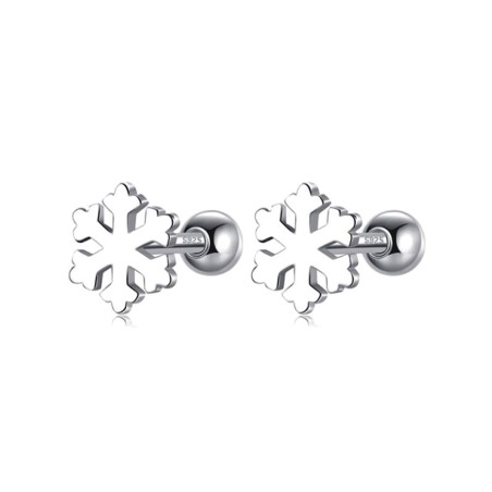 Schneeflocken Ohrpiercing 925er Silber – Zauberhaft & Filigran