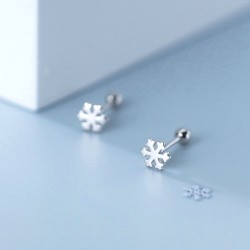 Schneeflocken Ohrpiercing 925er Silber – Zauberhaft & Filigran