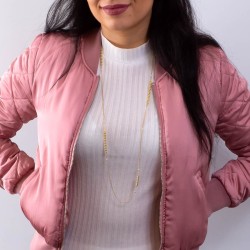 Goldene Multi-Chain Kette aus Silber – Modernes Design