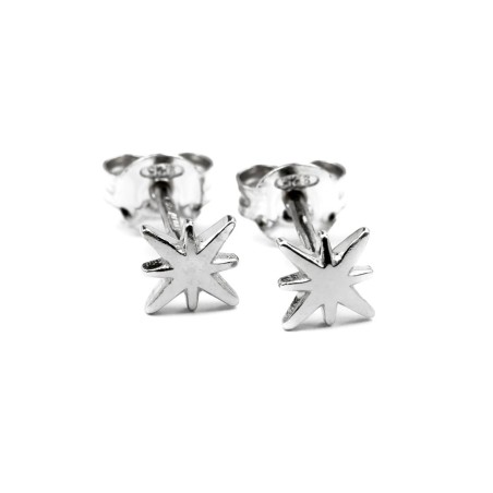 Silber Stern  Ohrstecker – Minimalistische Ohrringe