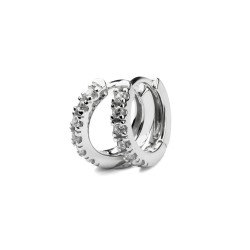 Creolen mit Zirkonia – vergoldet & silber erhältlich