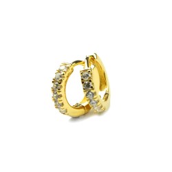 Creolen mit Zirkonia – Gold, Rosé & Silber erhältlich